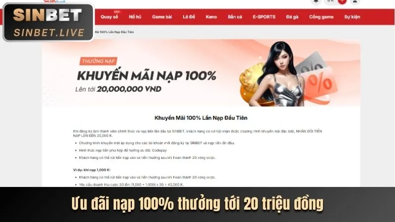 Giao diện D9BET trên PC